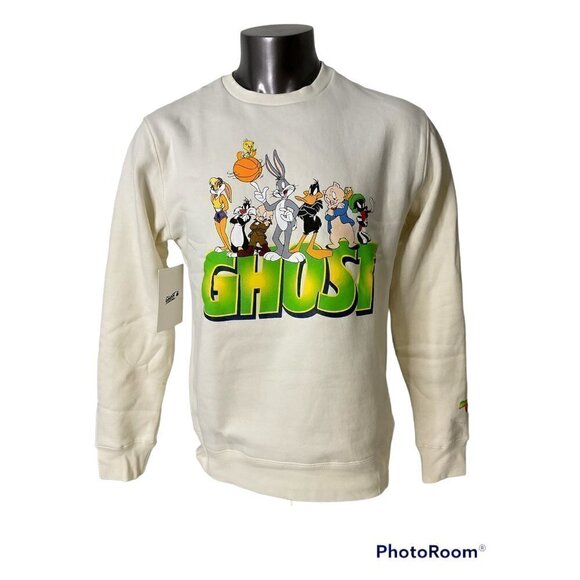 Ghost Lifestyle Tune Squad Crew Neck Mens Medium New. Gym Sweater Limited Rare - Picture 1 of 4